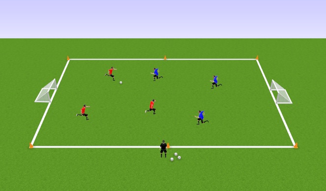 Football/Soccer Session Plan Drill (Colour): Final Game