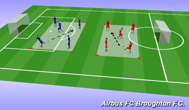 Fútbol Ejercicio del Plan de Sesiones (Color): Screen 2