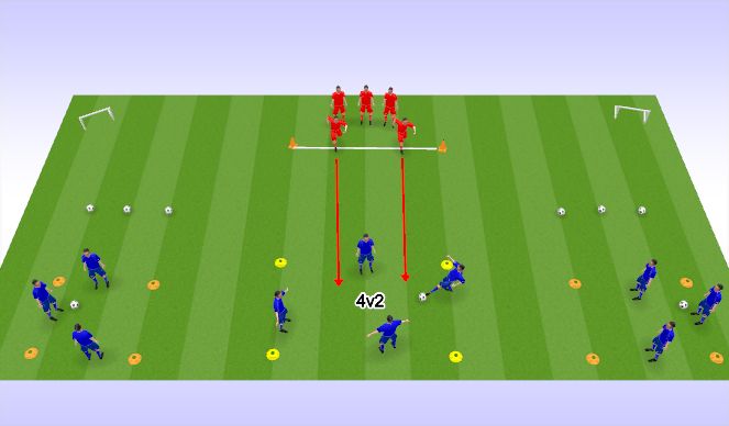 Football/Soccer Session Plan Drill (Colour): Screen 1