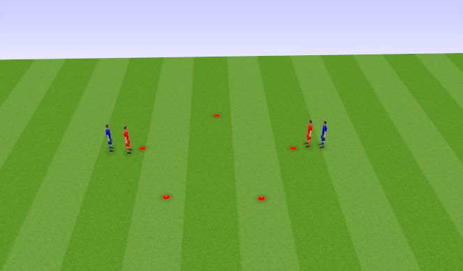 Football/Soccer Session Plan Drill (Colour): Skill Intro