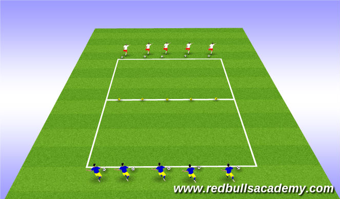 Football/Soccer Session Plan Drill (Colour): Red Bull Trophies (Version 2)
