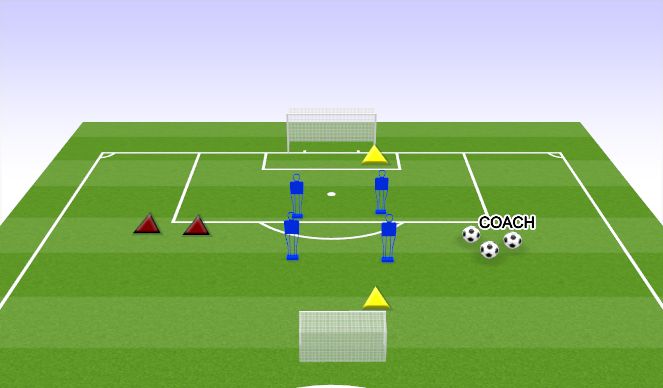 Football/Soccer Session Plan Drill (Colour): #5