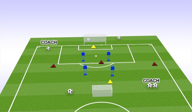 Football/Soccer Session Plan Drill (Colour): #9