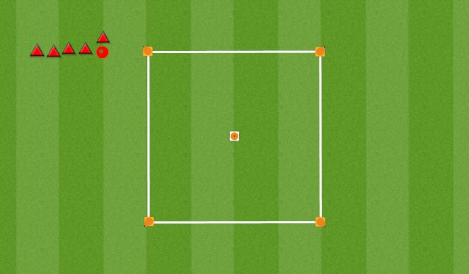 Football/Soccer Session Plan Drill (Colour): Agility jooksud ruudus