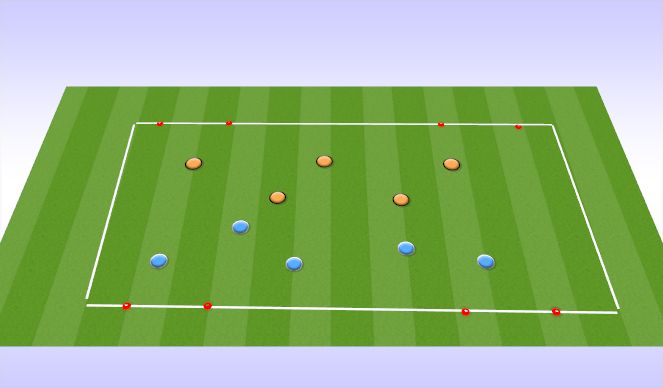 Football/Soccer Session Plan Drill (Colour): SET UP