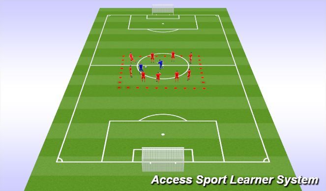Football/Soccer Session Plan Drill (Colour): Screen 2