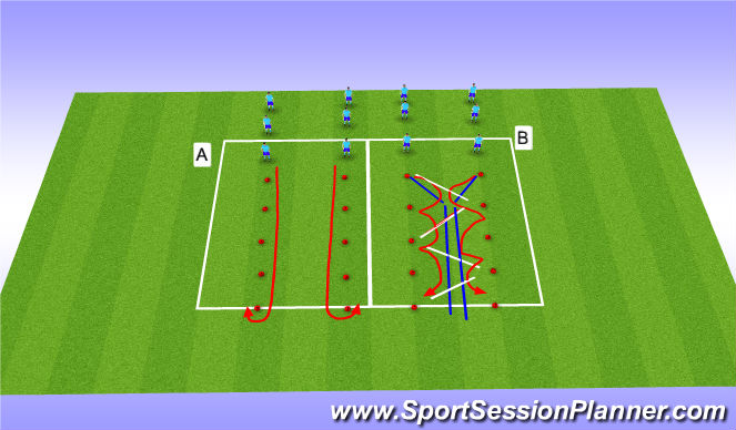 Football/Soccer Session Plan Drill (Colour): Screen 1