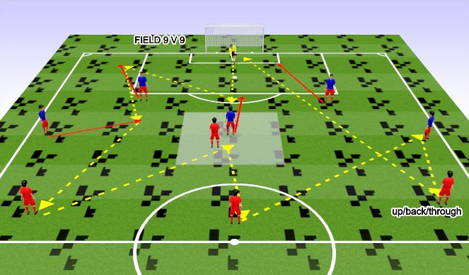 Football/Soccer Session Plan Drill (Colour): SKILL