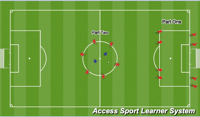 Football/Soccer Session Plan Drill (Colour): Screen 1