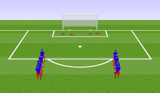 Football/Soccer Session Plan Drill (Colour): Team Fun Game