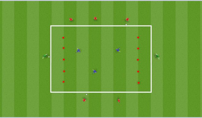 Football/Soccer Session Plan Drill (Colour): Animation 1