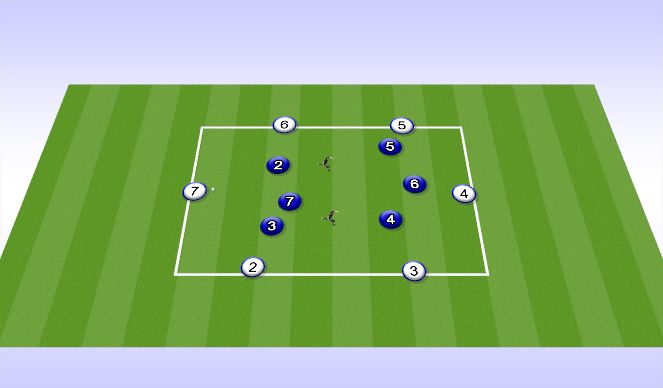 Football/Soccer Session Plan Drill (Colour): Overtalsspil