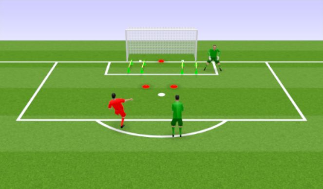 Football/Soccer Session Plan Drill (Colour): Passing and Handling Warmup (15-20min)