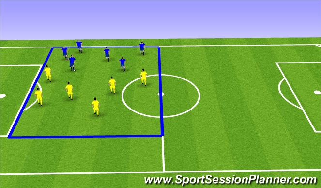 Football/Soccer Session Plan Drill (Colour): Screen 3