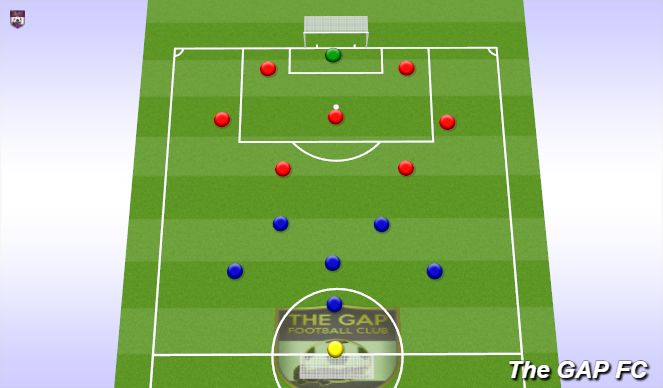 Football/Soccer Session Plan Drill (Colour): Training Game