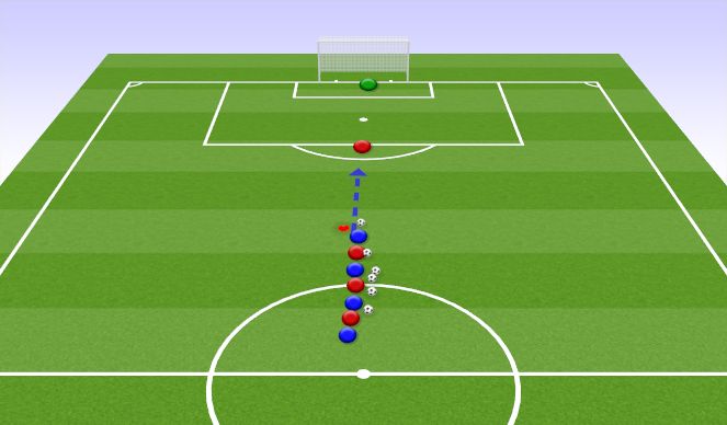 Football/Soccer Session Plan Drill (Colour): Screen 1