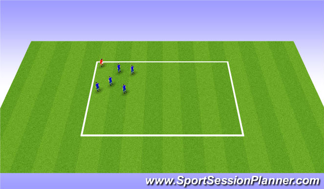 Football/Soccer Session Plan Drill (Colour): Fetch