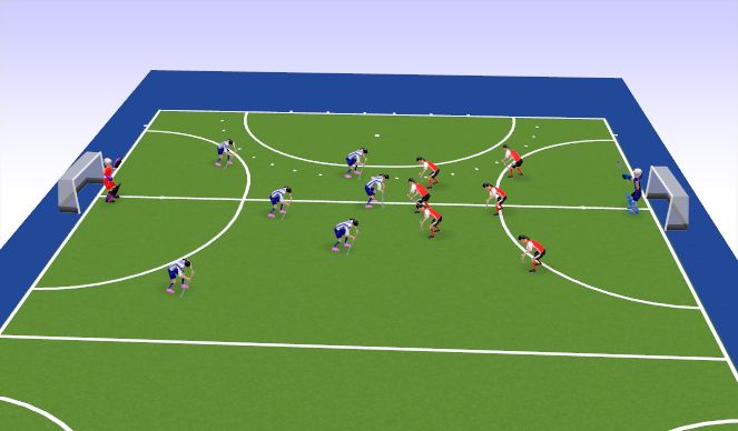 Hockey Session Plan Drill (Colour): MG