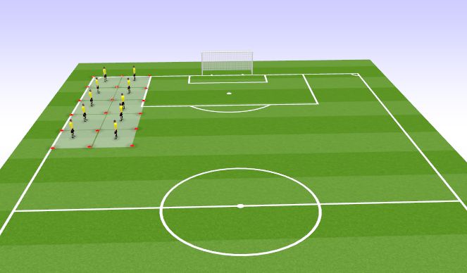 Football/Soccer Session Plan Drill (Colour): uvodni del