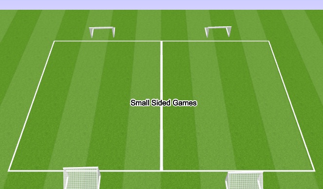 Football/Soccer Session Plan Drill (Colour): SSG