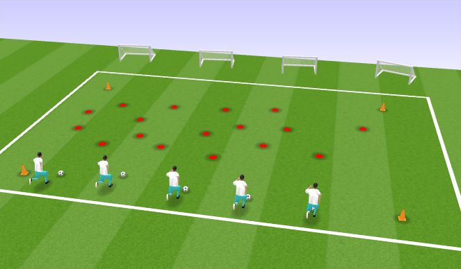 Football/Soccer Session Plan Drill (Colour): Screen 1