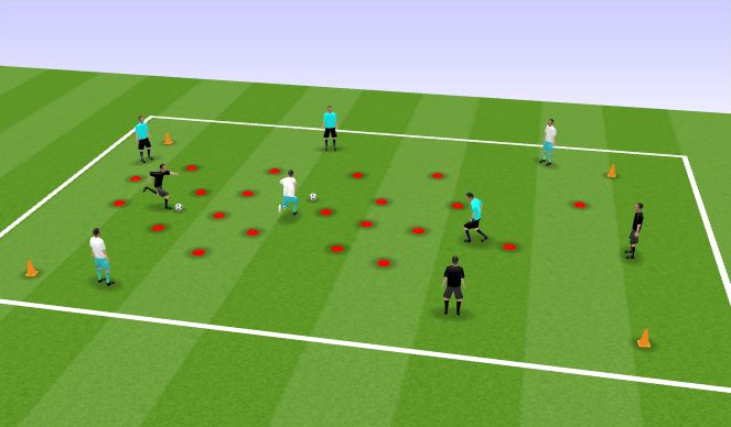 Football/Soccer Session Plan Drill (Colour): Screen 2