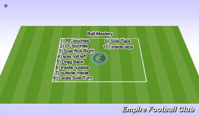 Football/Soccer Session Plan Drill (Colour): Screen 2