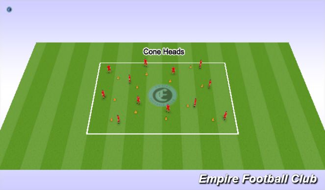 Football/Soccer Session Plan Drill (Colour): Screen 3