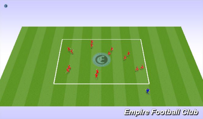 Football/Soccer Session Plan Drill (Colour): Screen 4