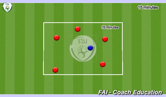 Football/Soccer Session Plan Drill (Colour): Warm up: tag