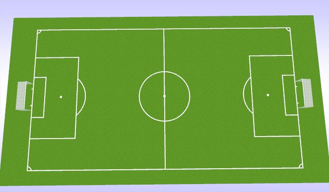 Football/Soccer Session Plan Drill (Colour): Team Handball warm up
