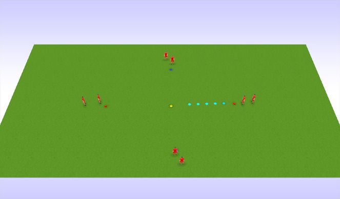 Football/Soccer Session Plan Drill (Colour): Technical Work