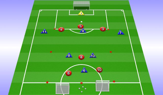 Football/Soccer Session Plan Drill (Colour): Activity 2