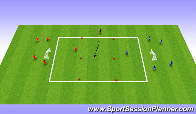 Football/Soccer Session Plan Drill (Colour): Numbers Game