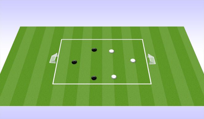 Football/Soccer Session Plan Drill (Colour): Mini Game