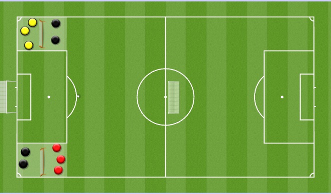 Football/Soccer Session Plan Drill (Colour): Entry Activity