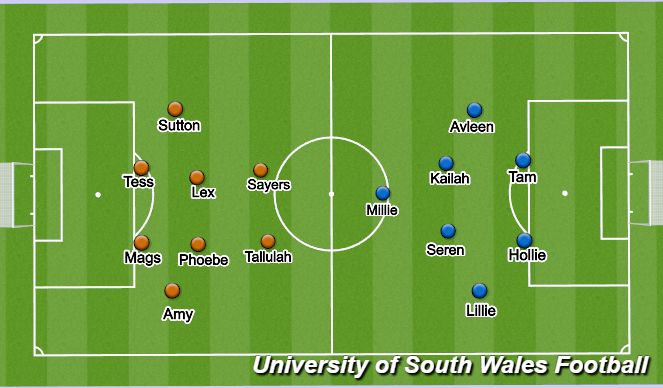 Football/Soccer Session Plan Drill (Colour): SSG (30mins)