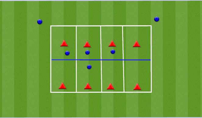 Football/Soccer Session Plan Drill (Colour): Screen 2