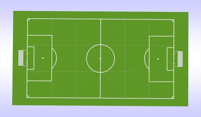 Football/Soccer Session Plan Drill (Colour): 11v11 Game