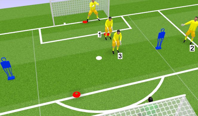 Football/Soccer Session Plan Drill (Colour): Animation 1