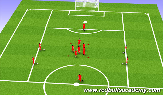 Football/Soccer Session Plan Drill (Colour): Main Theme