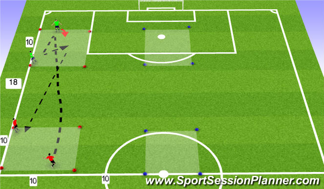 Football/Soccer Session Plan Drill (Colour): Services