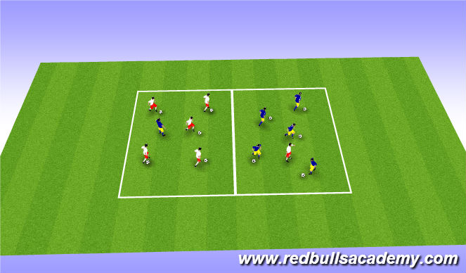 Football/Soccer Session Plan Drill (Colour): main theme