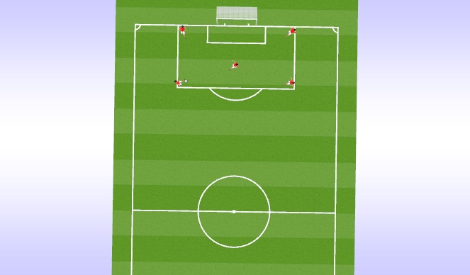 Football/Soccer Session Plan Drill (Colour): Animation 1