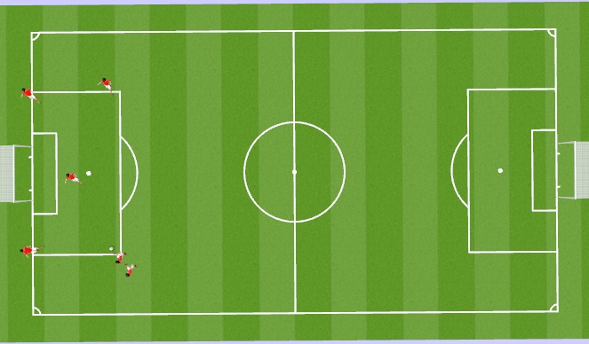 Football/Soccer Session Plan Drill (Colour): Animation 3