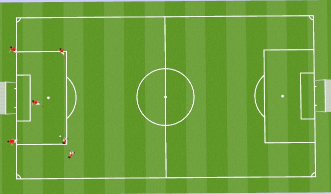 Football/Soccer Session Plan Drill (Colour): Animation 2