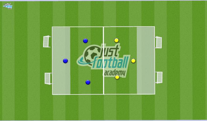 Football/Soccer Session Plan Drill (Colour): All Up & All Back