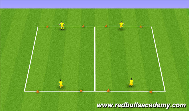 Football/Soccer Session Plan Drill (Colour): Keeper Wars