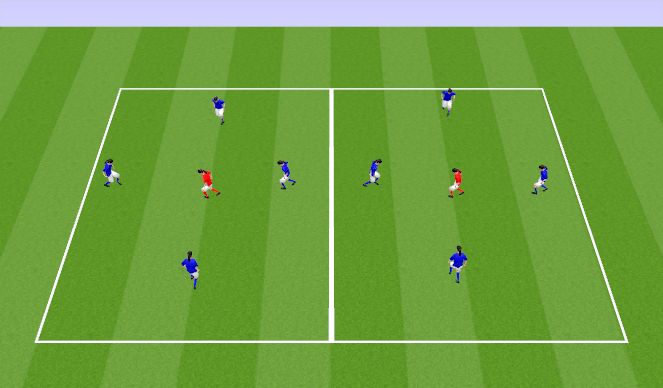 Football/Soccer Session Plan Drill (Colour): Screen 2