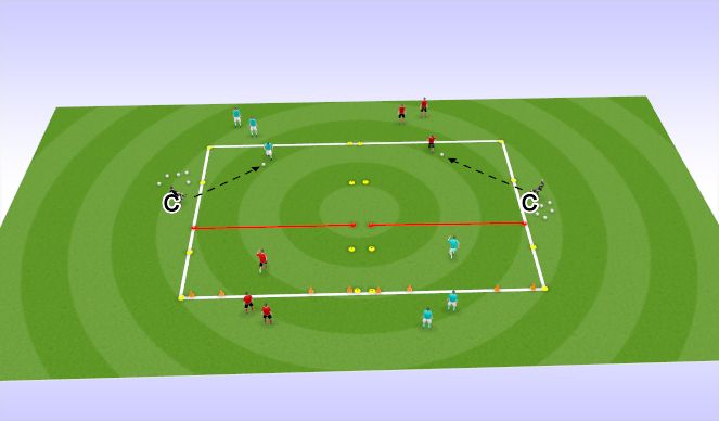 Football/Soccer Session Plan Drill (Colour): Screen 1